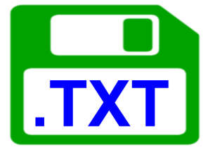 Export txt